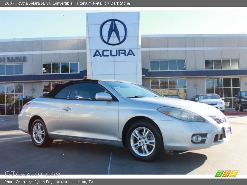 Titanium Metallic / Dark Stone 2007 Toyota Solara SE V6 Convertible
