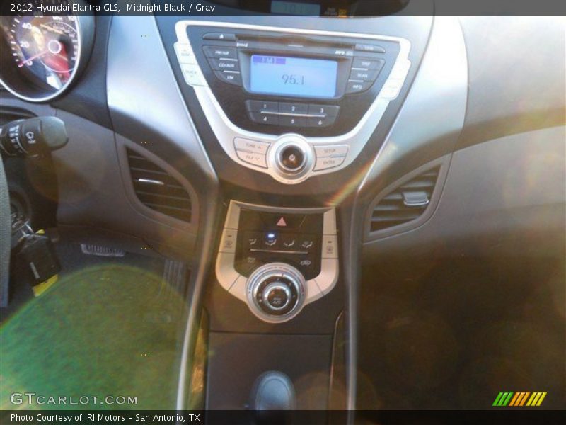 Midnight Black / Gray 2012 Hyundai Elantra GLS