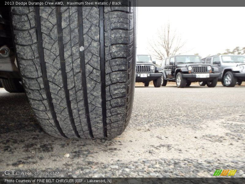 Maximum Steel Metallic / Black 2013 Dodge Durango Crew AWD