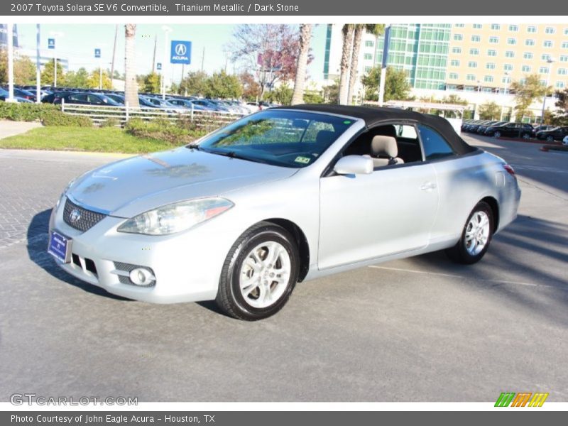 Titanium Metallic / Dark Stone 2007 Toyota Solara SE V6 Convertible