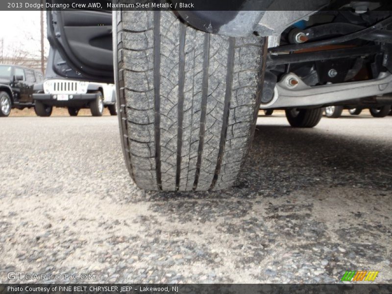 Maximum Steel Metallic / Black 2013 Dodge Durango Crew AWD