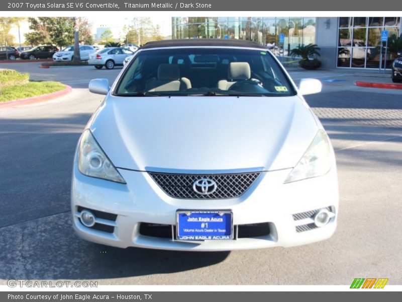 Titanium Metallic / Dark Stone 2007 Toyota Solara SE V6 Convertible