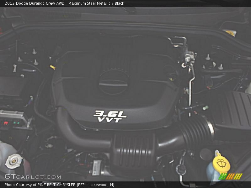 Maximum Steel Metallic / Black 2013 Dodge Durango Crew AWD