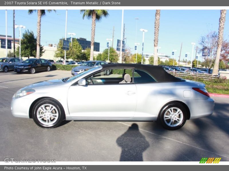 Titanium Metallic / Dark Stone 2007 Toyota Solara SE V6 Convertible