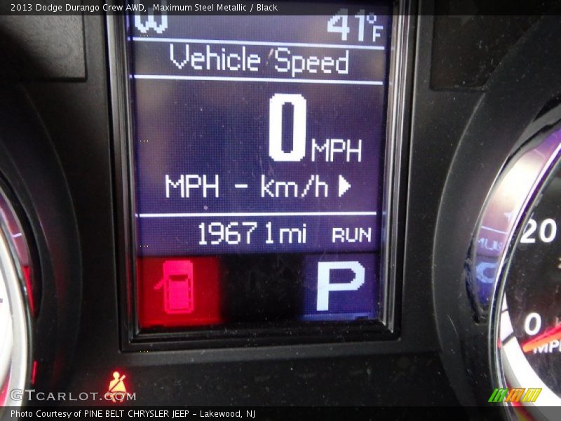 Maximum Steel Metallic / Black 2013 Dodge Durango Crew AWD