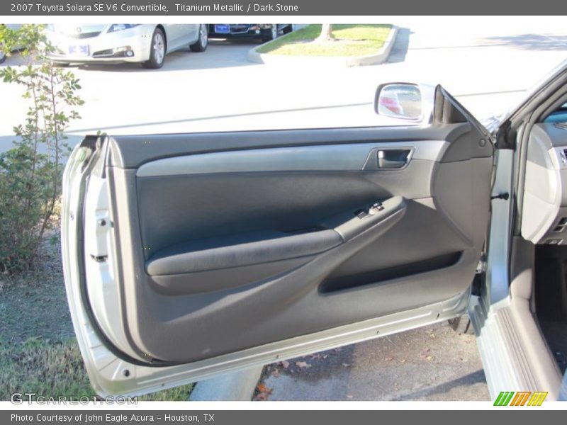 Titanium Metallic / Dark Stone 2007 Toyota Solara SE V6 Convertible