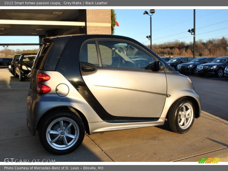 Grey Matte / Black Leather 2013 Smart fortwo passion coupe