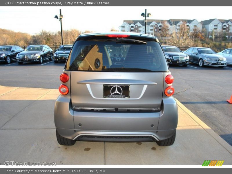 Grey Matte / Black Leather 2013 Smart fortwo passion coupe