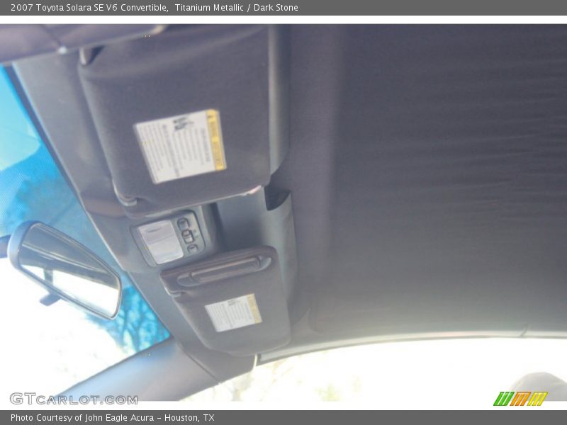 Titanium Metallic / Dark Stone 2007 Toyota Solara SE V6 Convertible