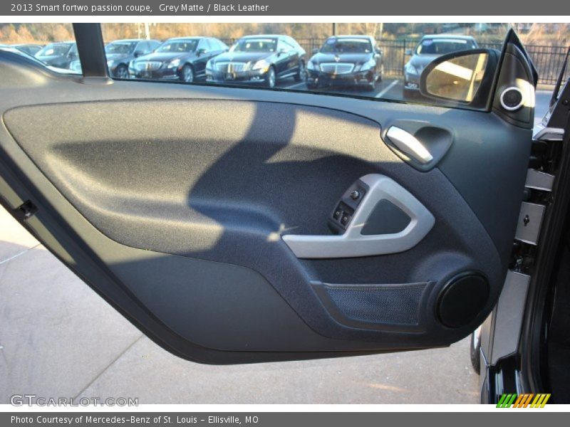 Grey Matte / Black Leather 2013 Smart fortwo passion coupe