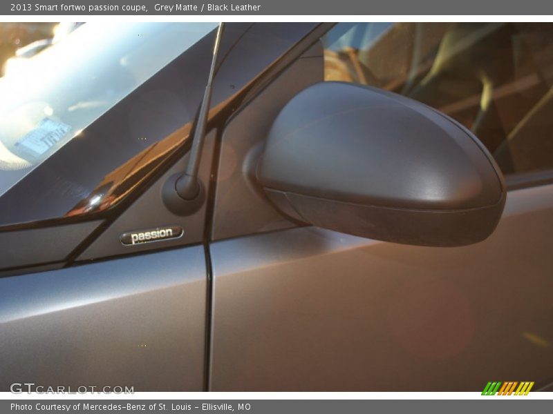 Grey Matte / Black Leather 2013 Smart fortwo passion coupe