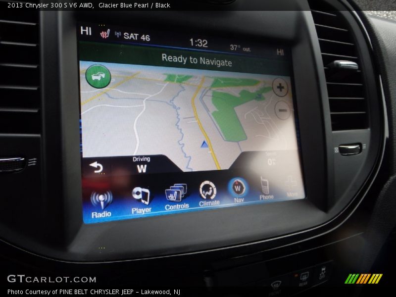 Glacier Blue Pearl / Black 2013 Chrysler 300 S V6 AWD