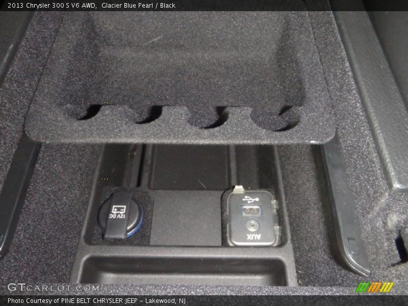 Glacier Blue Pearl / Black 2013 Chrysler 300 S V6 AWD