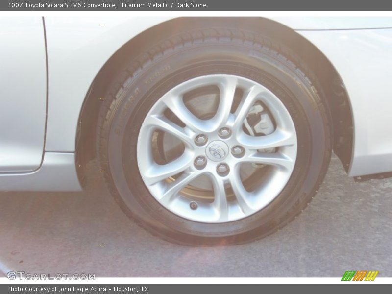 Titanium Metallic / Dark Stone 2007 Toyota Solara SE V6 Convertible