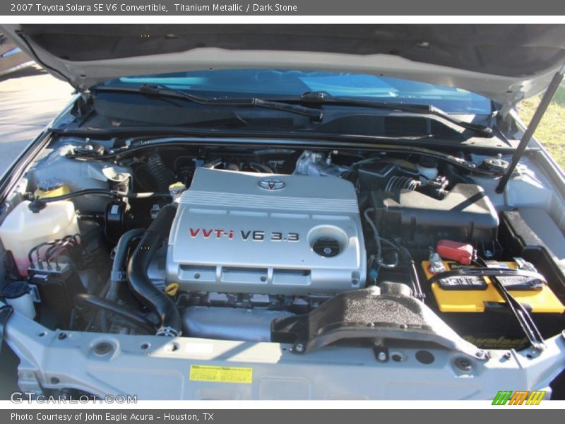 Titanium Metallic / Dark Stone 2007 Toyota Solara SE V6 Convertible