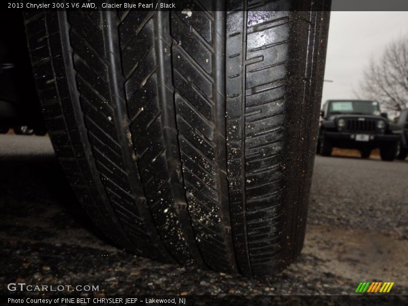 Glacier Blue Pearl / Black 2013 Chrysler 300 S V6 AWD
