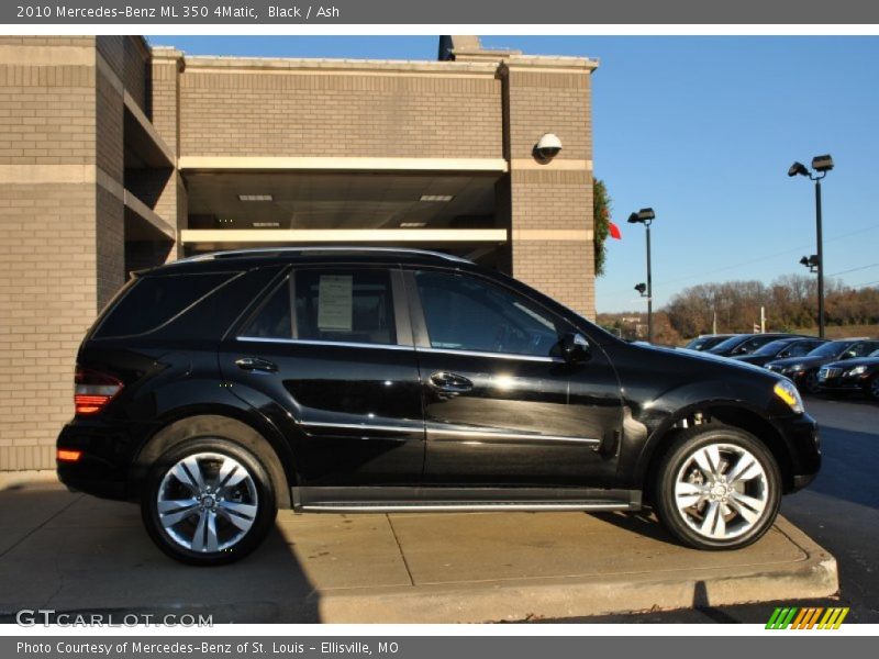 Black / Ash 2010 Mercedes-Benz ML 350 4Matic