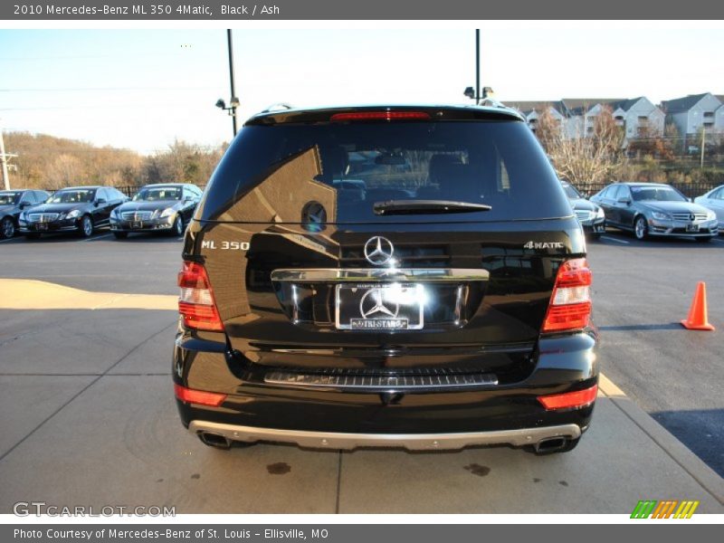 Black / Ash 2010 Mercedes-Benz ML 350 4Matic