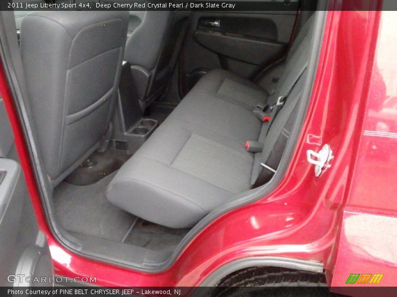 Deep Cherry Red Crystal Pearl / Dark Slate Gray 2011 Jeep Liberty Sport 4x4