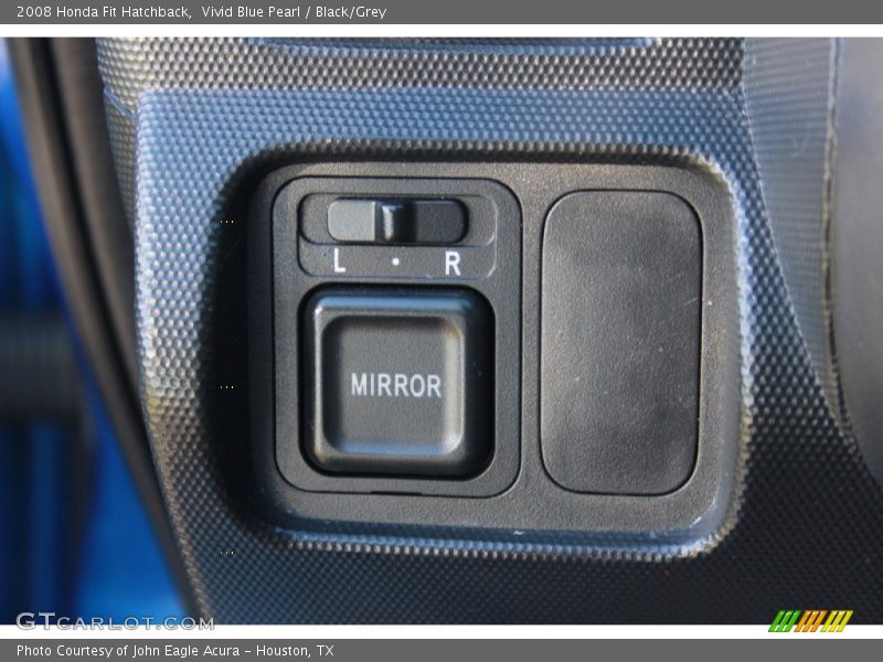 Vivid Blue Pearl / Black/Grey 2008 Honda Fit Hatchback