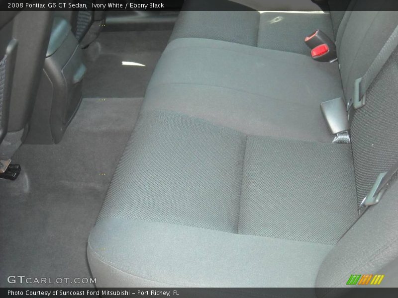 Ivory White / Ebony Black 2008 Pontiac G6 GT Sedan