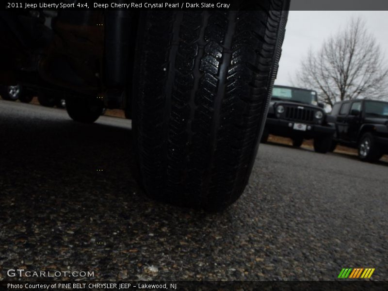 Deep Cherry Red Crystal Pearl / Dark Slate Gray 2011 Jeep Liberty Sport 4x4