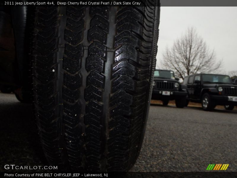 Deep Cherry Red Crystal Pearl / Dark Slate Gray 2011 Jeep Liberty Sport 4x4