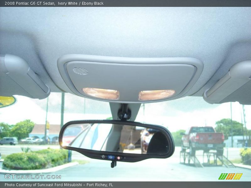 Ivory White / Ebony Black 2008 Pontiac G6 GT Sedan