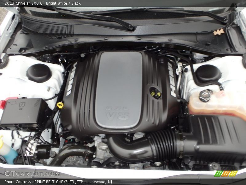 Bright White / Black 2013 Chrysler 300 C