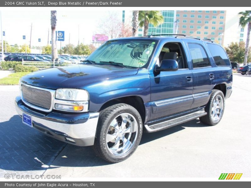 Deep Blue Metallic / Pewter/Dark Pewter 2004 GMC Yukon SLT