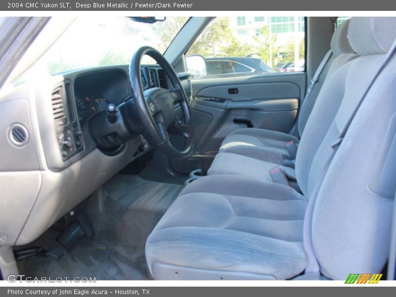 Deep Blue Metallic / Pewter/Dark Pewter 2004 GMC Yukon SLT