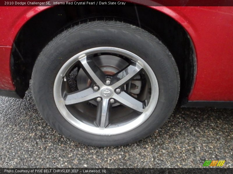 Inferno Red Crystal Pearl / Dark Slate Gray 2010 Dodge Challenger SE