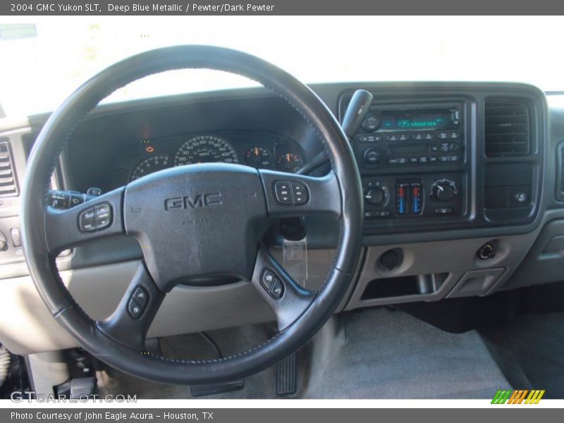 Deep Blue Metallic / Pewter/Dark Pewter 2004 GMC Yukon SLT