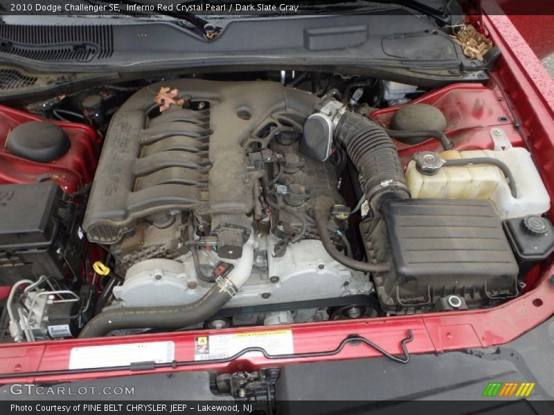 Inferno Red Crystal Pearl / Dark Slate Gray 2010 Dodge Challenger SE