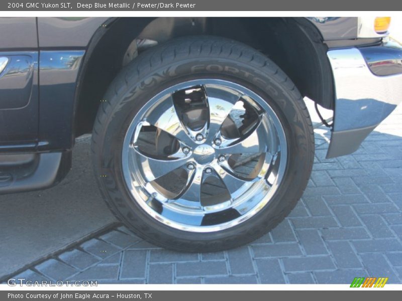 Deep Blue Metallic / Pewter/Dark Pewter 2004 GMC Yukon SLT