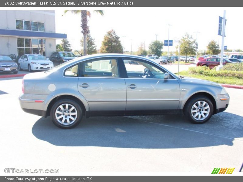 Silverstone Grey Metallic / Beige 2002 Volkswagen Passat GLS V6 Sedan