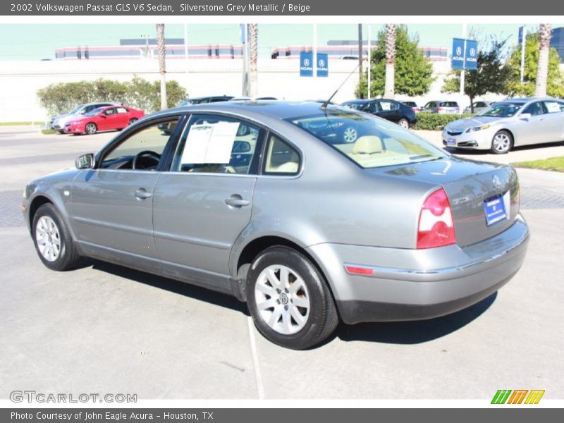 Silverstone Grey Metallic / Beige 2002 Volkswagen Passat GLS V6 Sedan