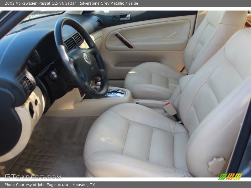 Silverstone Grey Metallic / Beige 2002 Volkswagen Passat GLS V6 Sedan