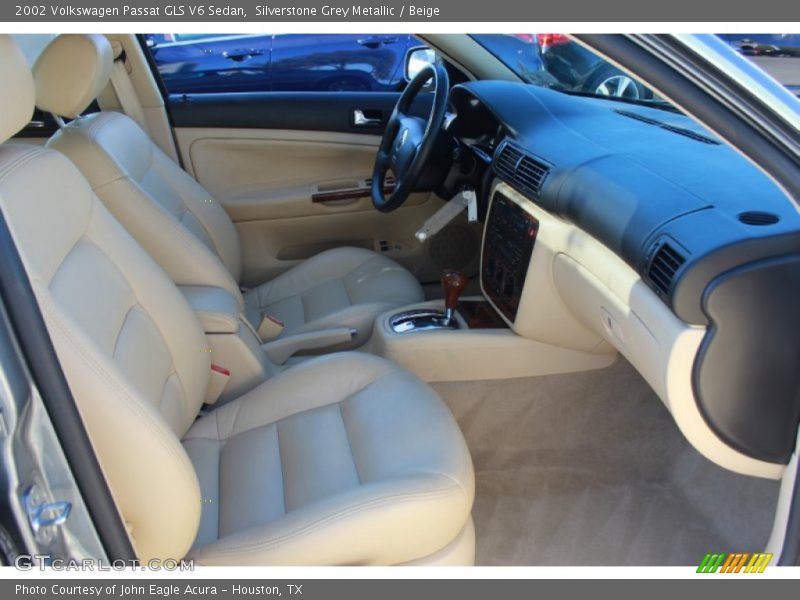 Silverstone Grey Metallic / Beige 2002 Volkswagen Passat GLS V6 Sedan