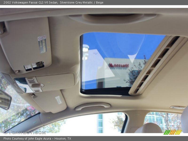 Silverstone Grey Metallic / Beige 2002 Volkswagen Passat GLS V6 Sedan