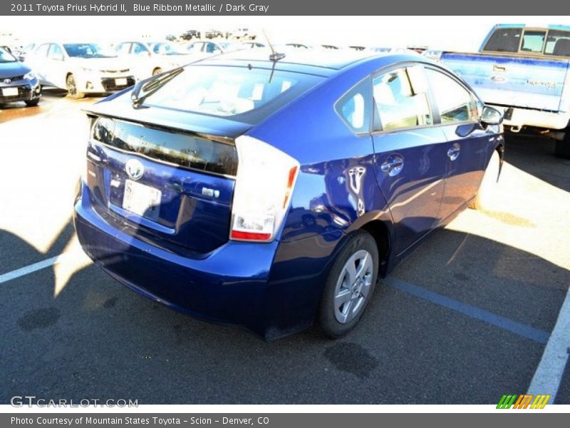 Blue Ribbon Metallic / Dark Gray 2011 Toyota Prius Hybrid II