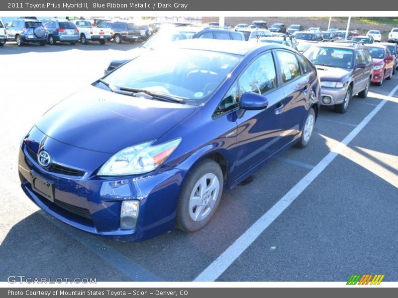 Blue Ribbon Metallic / Dark Gray 2011 Toyota Prius Hybrid II