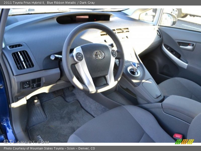 Blue Ribbon Metallic / Dark Gray 2011 Toyota Prius Hybrid II