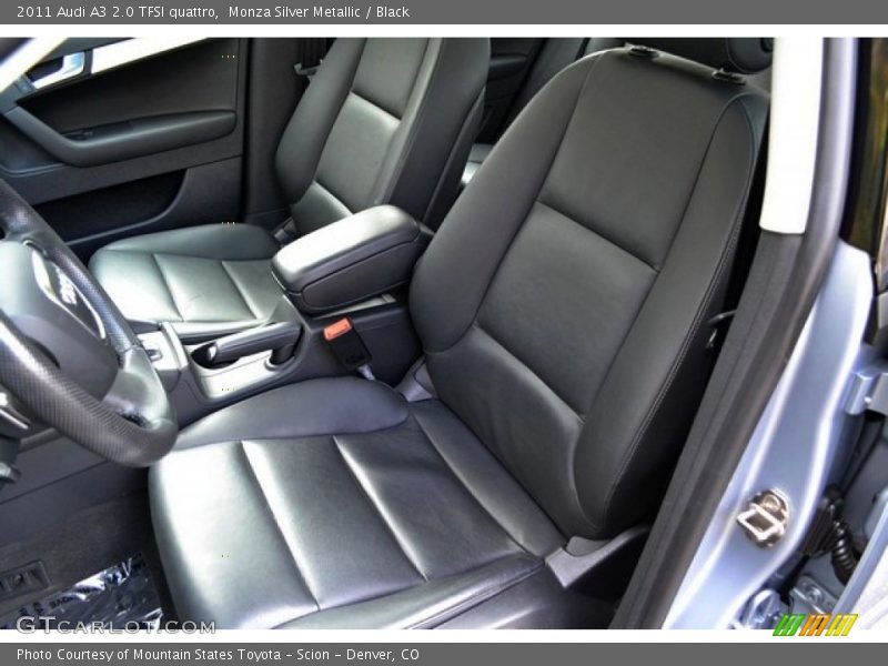 Monza Silver Metallic / Black 2011 Audi A3 2.0 TFSI quattro