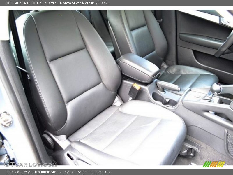 Monza Silver Metallic / Black 2011 Audi A3 2.0 TFSI quattro