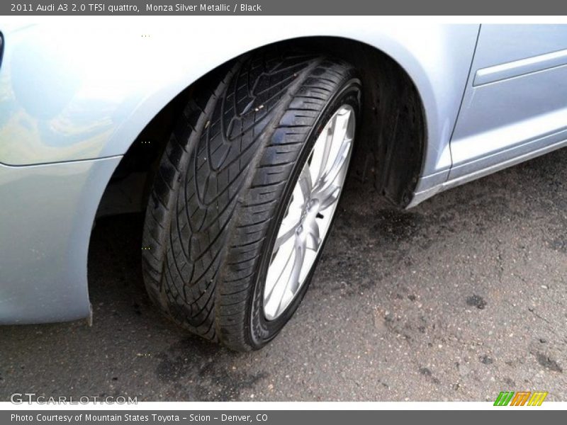 Monza Silver Metallic / Black 2011 Audi A3 2.0 TFSI quattro