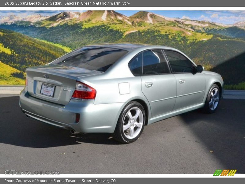 Seacrest Green Metallic / Warm Ivory 2009 Subaru Legacy 2.5i Sedan