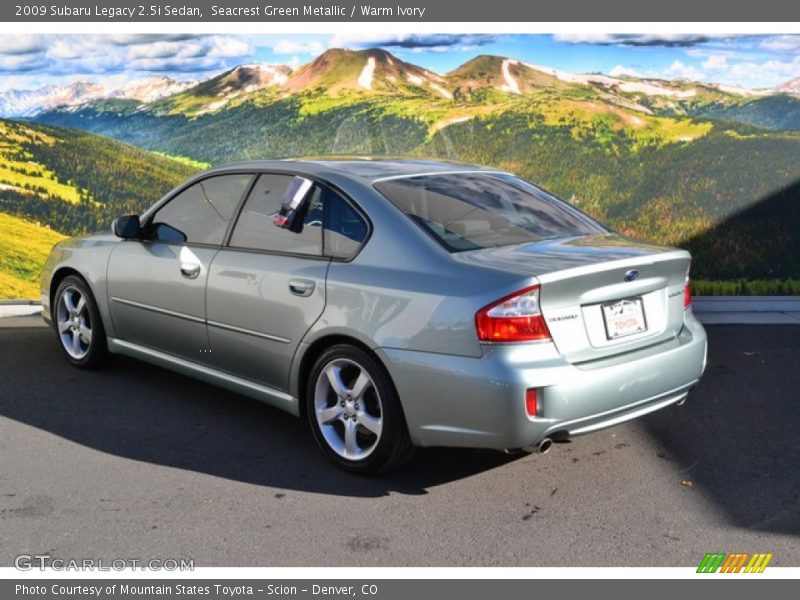 Seacrest Green Metallic / Warm Ivory 2009 Subaru Legacy 2.5i Sedan