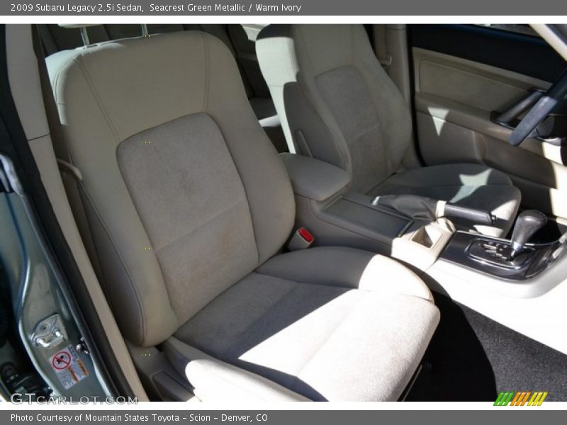 Seacrest Green Metallic / Warm Ivory 2009 Subaru Legacy 2.5i Sedan