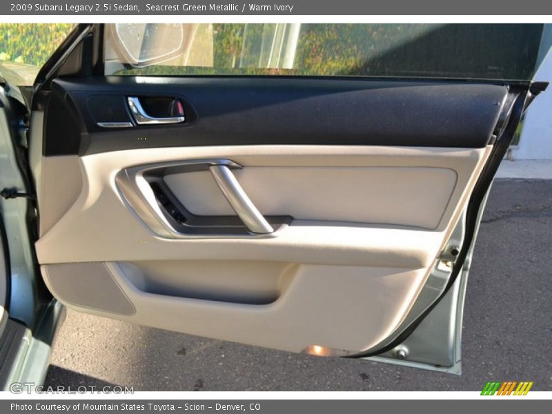 Seacrest Green Metallic / Warm Ivory 2009 Subaru Legacy 2.5i Sedan